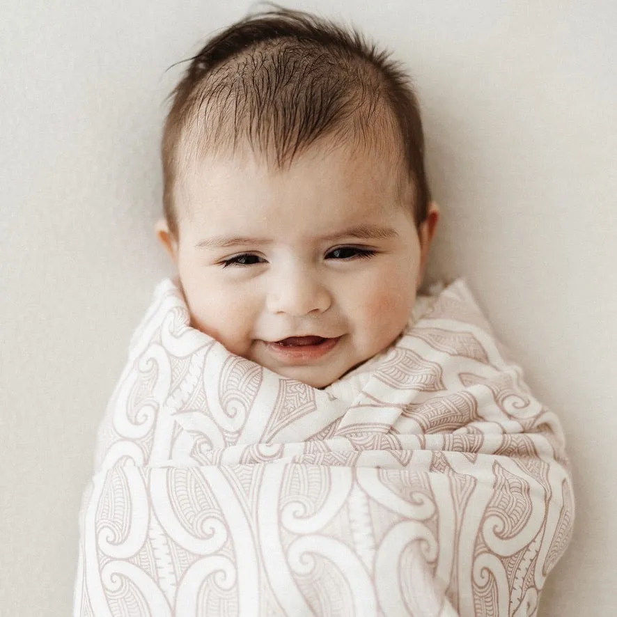 2 Pack Wrap Sets | Te Pātiki   Tiki Pēpi Wraps | Mauve