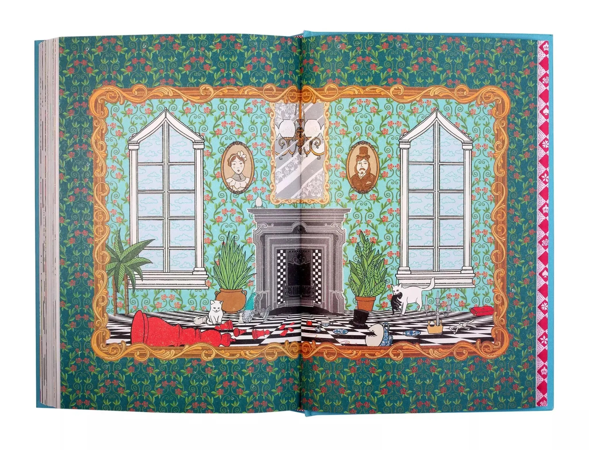 Alice's Adventures In Wonderland & Through The Looking-Glass: Illustrated with Interactive Elements