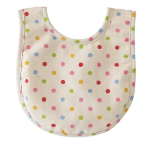 Alimrose Bib | Linen Confetti Spot