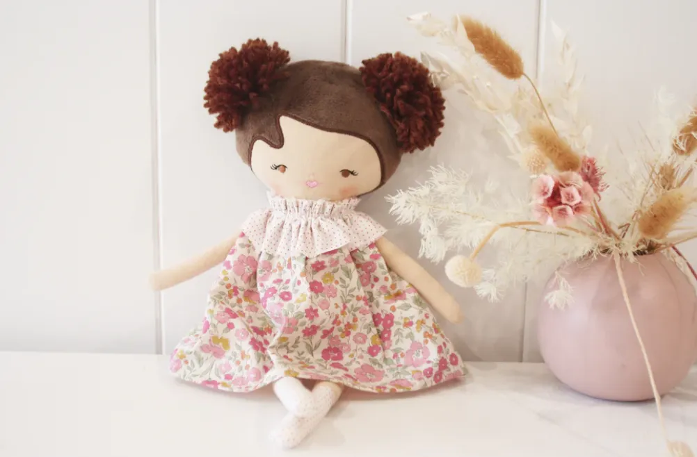 Alimrose Doll | Layla 35cm | Rose Garden   Brunette