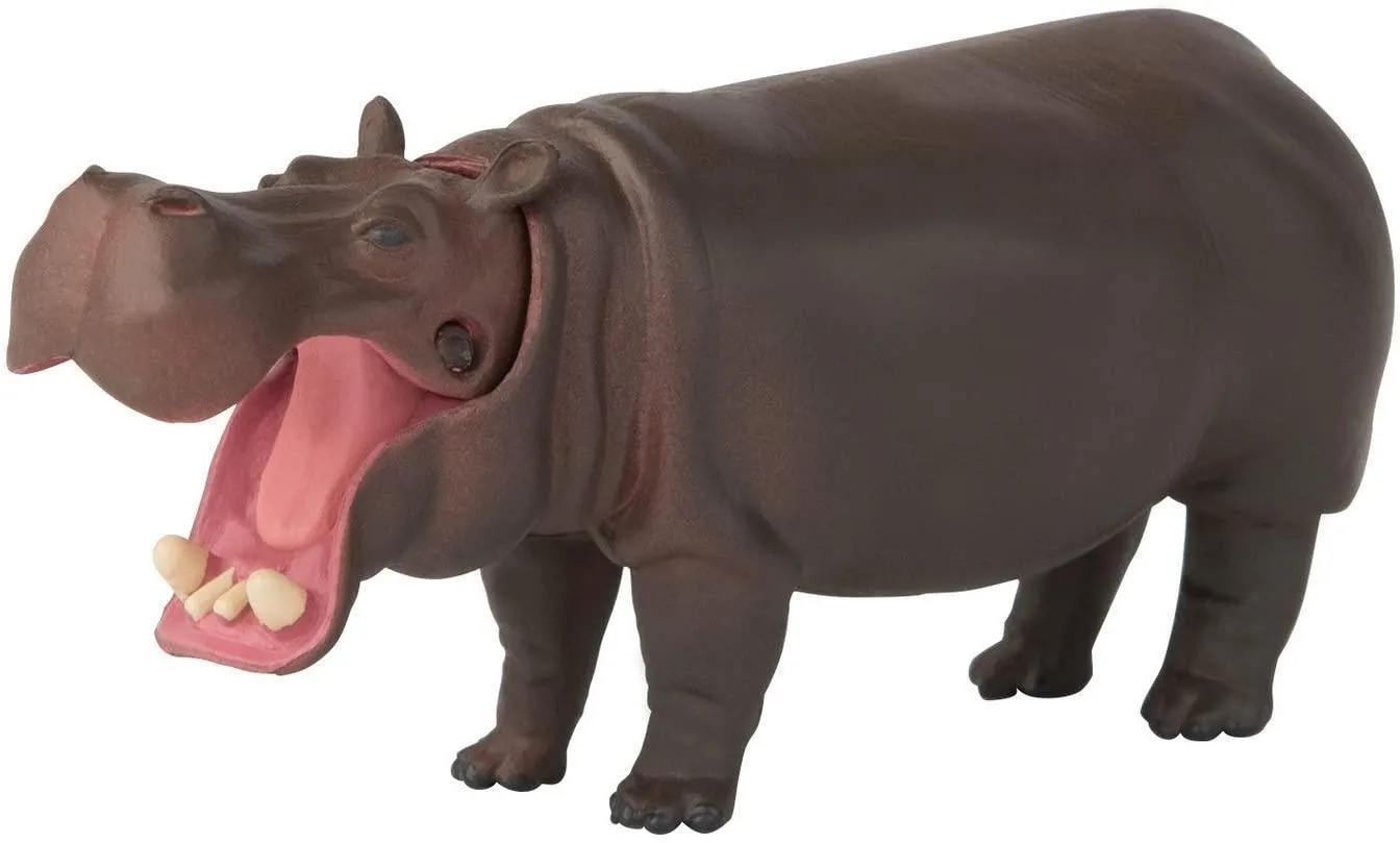 ANIA Hippo Hippopotamus Articulated Mini Figure