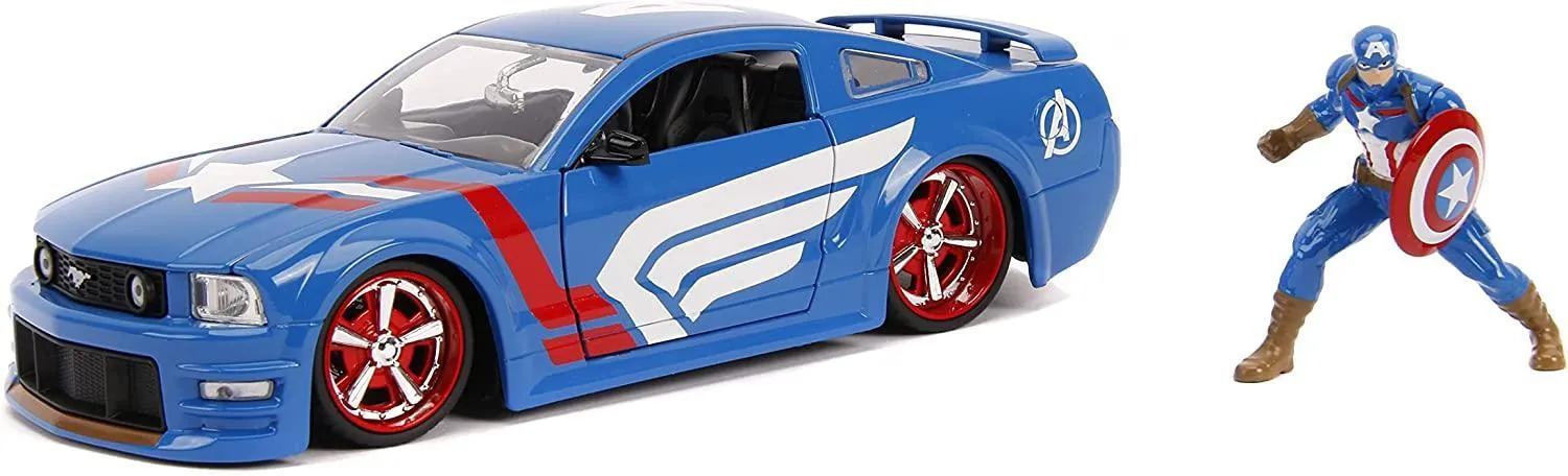 Avengers Captain America with Car