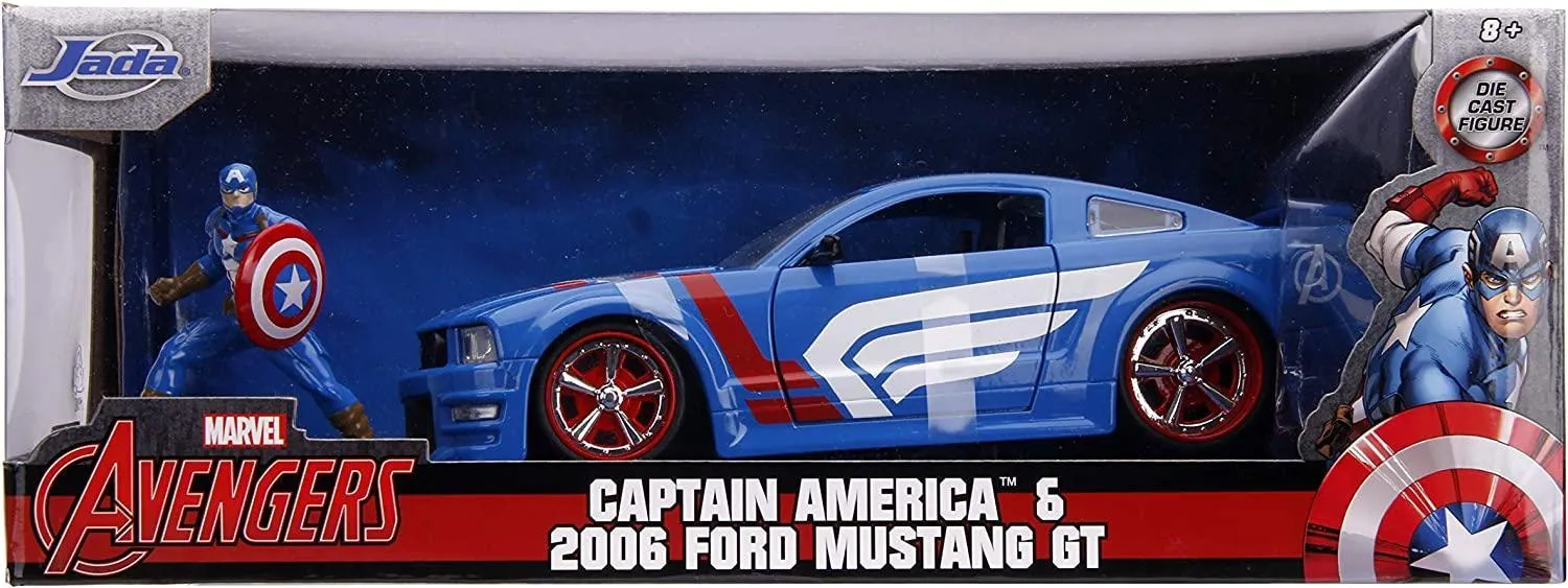 Avengers Captain America with Car