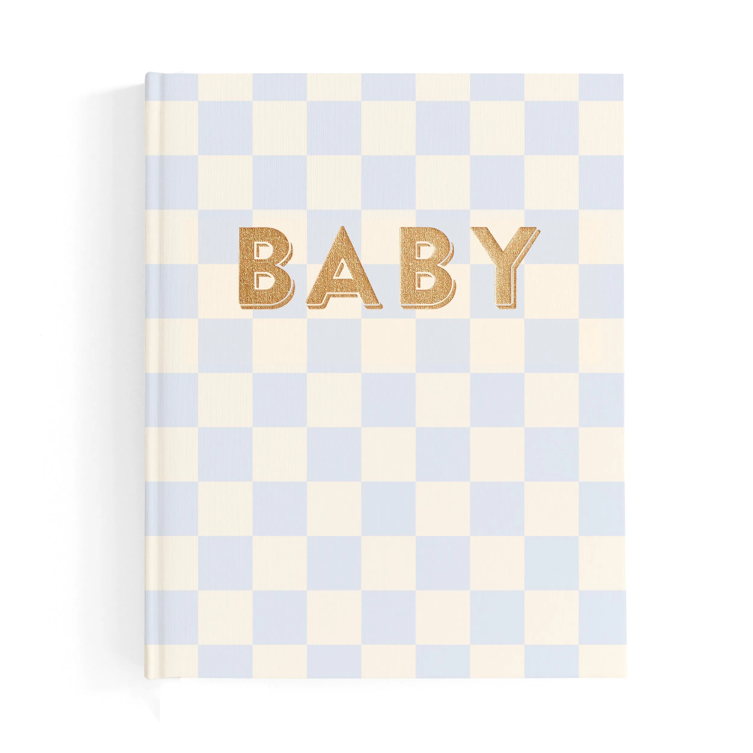 Baby Book BLUE CHECK