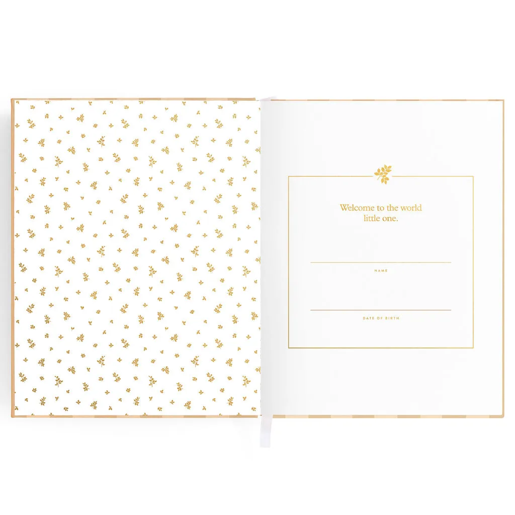 Baby Book COFFEE STRIPE