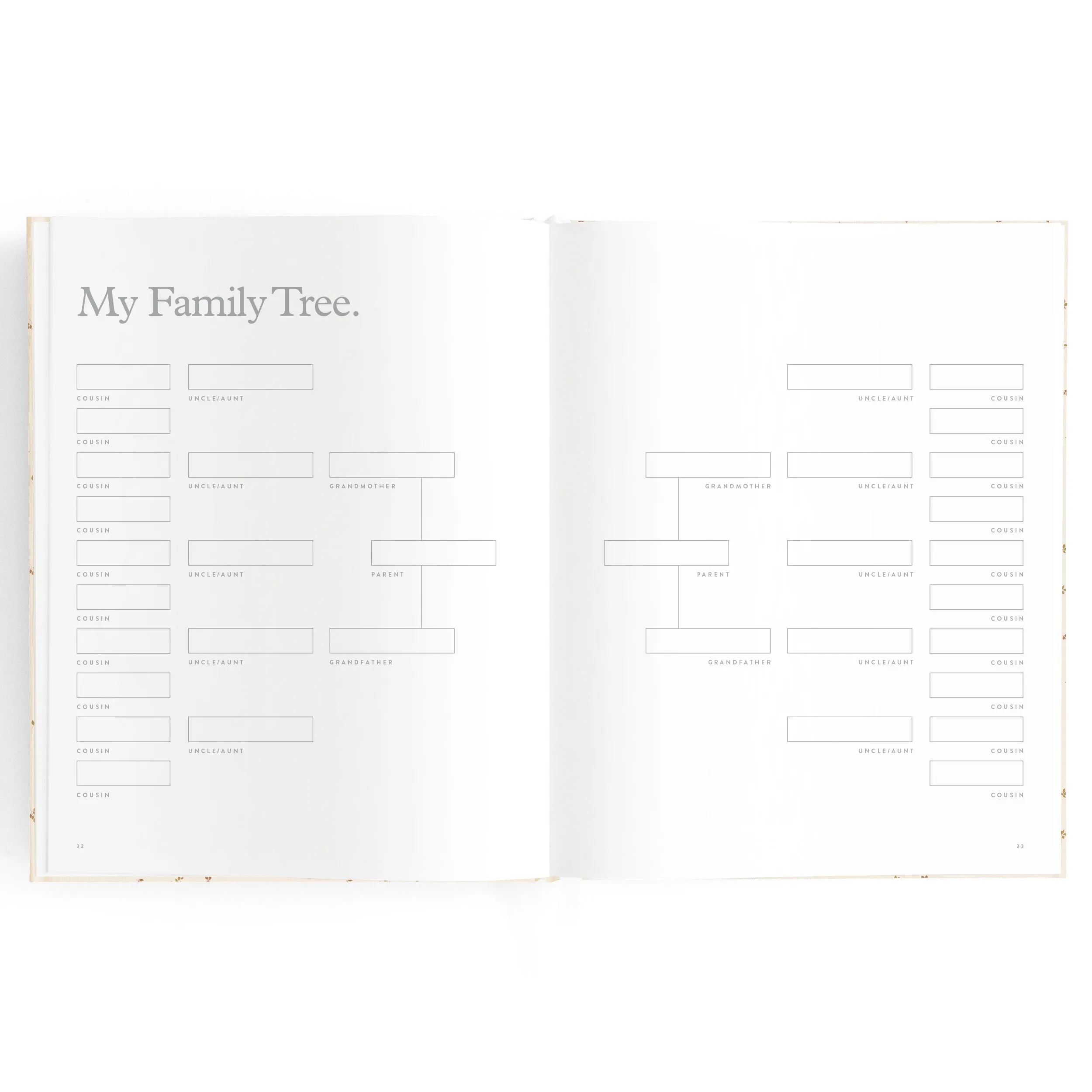 Baby Book COFFEE STRIPE