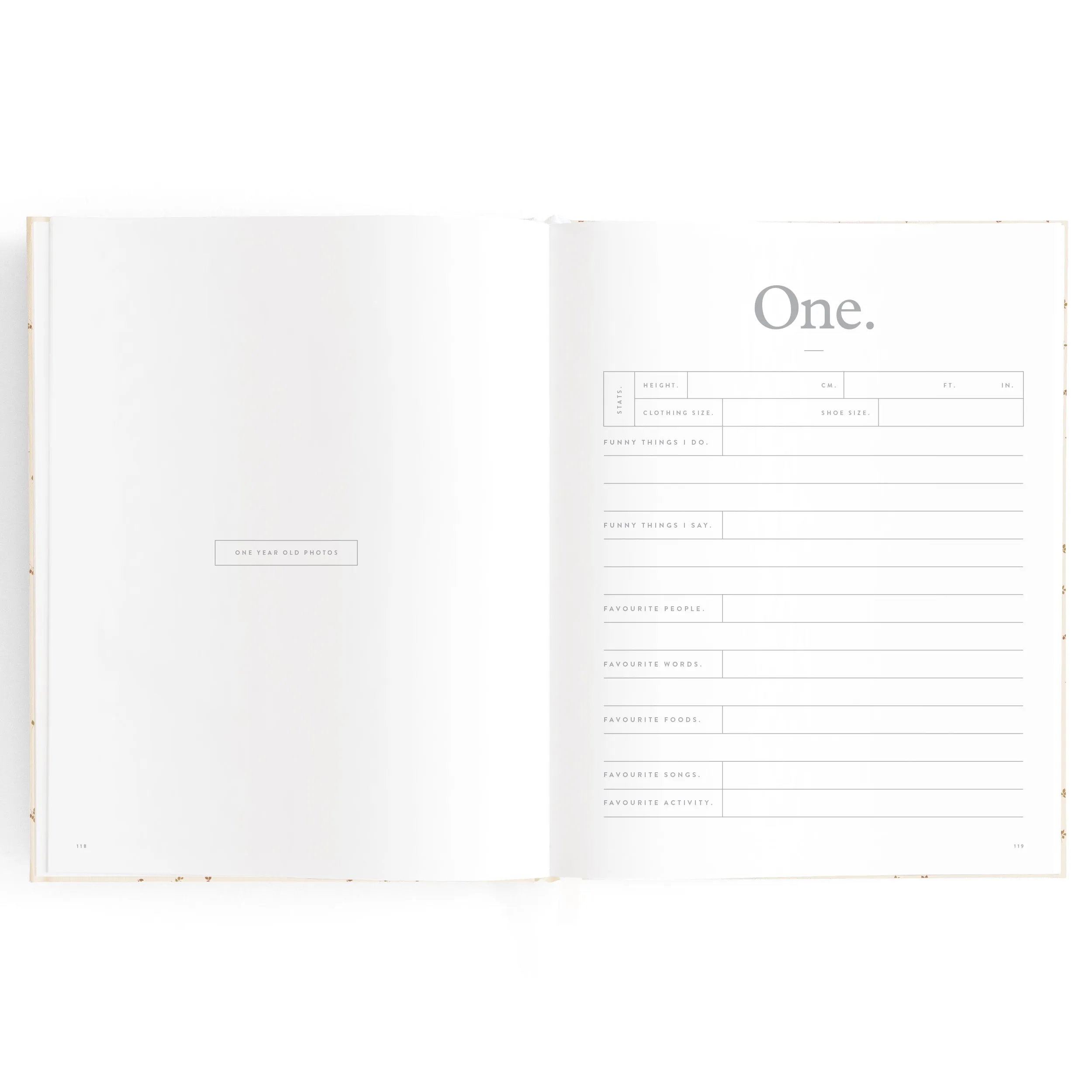 Baby Book DAISY GRID