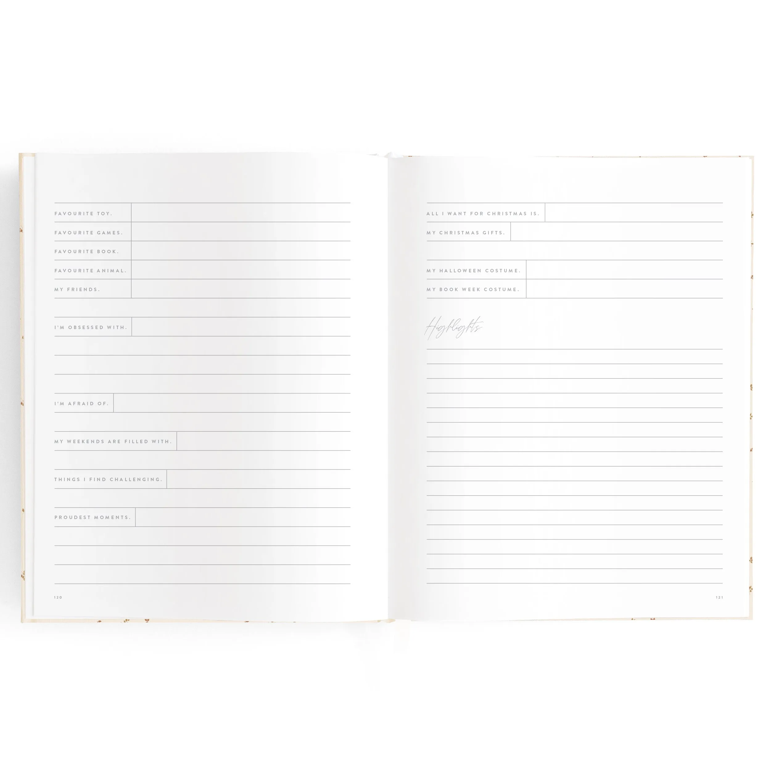 Baby Book DAISY GRID