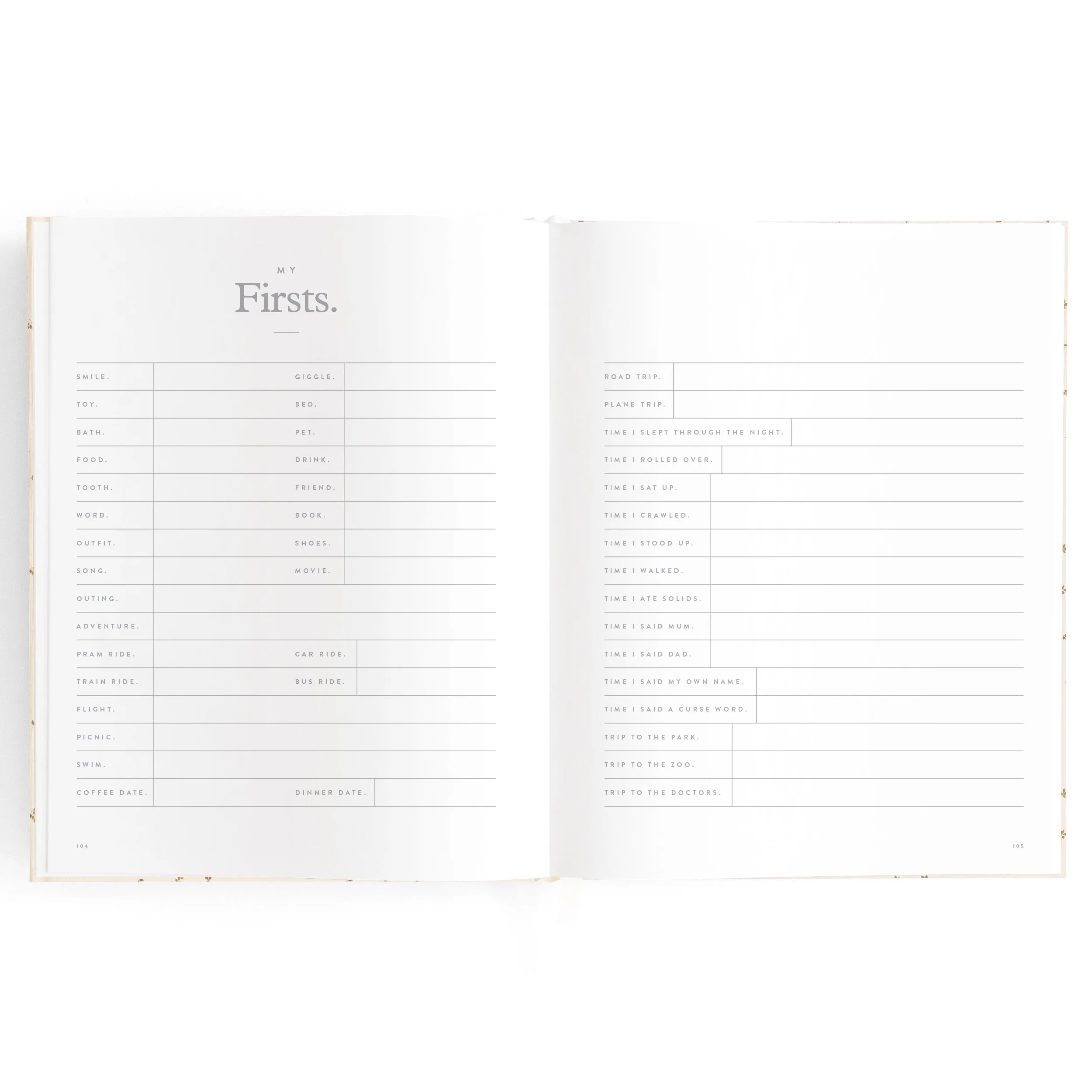 Baby Book DAISY GRID