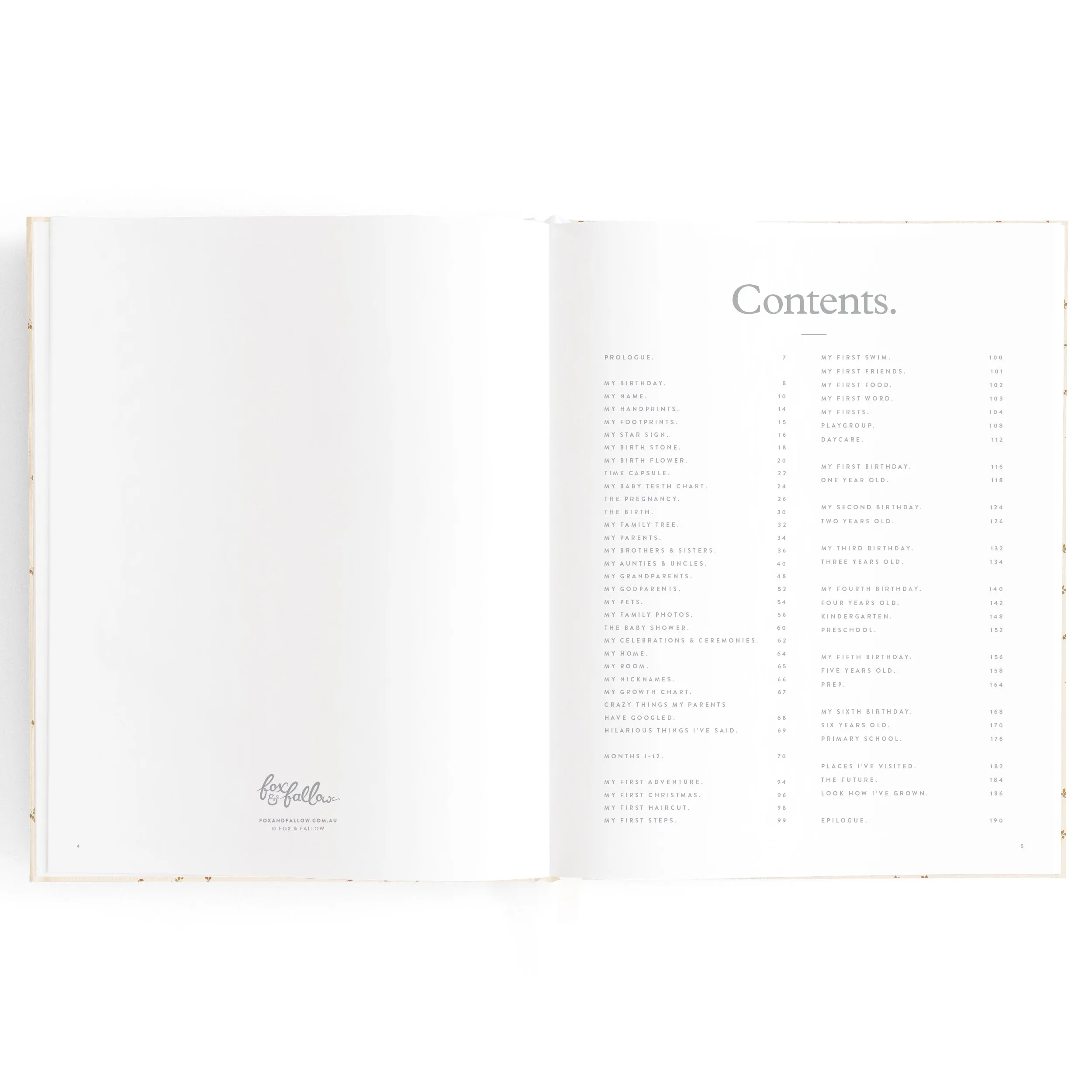 Baby Book DAISY GRID