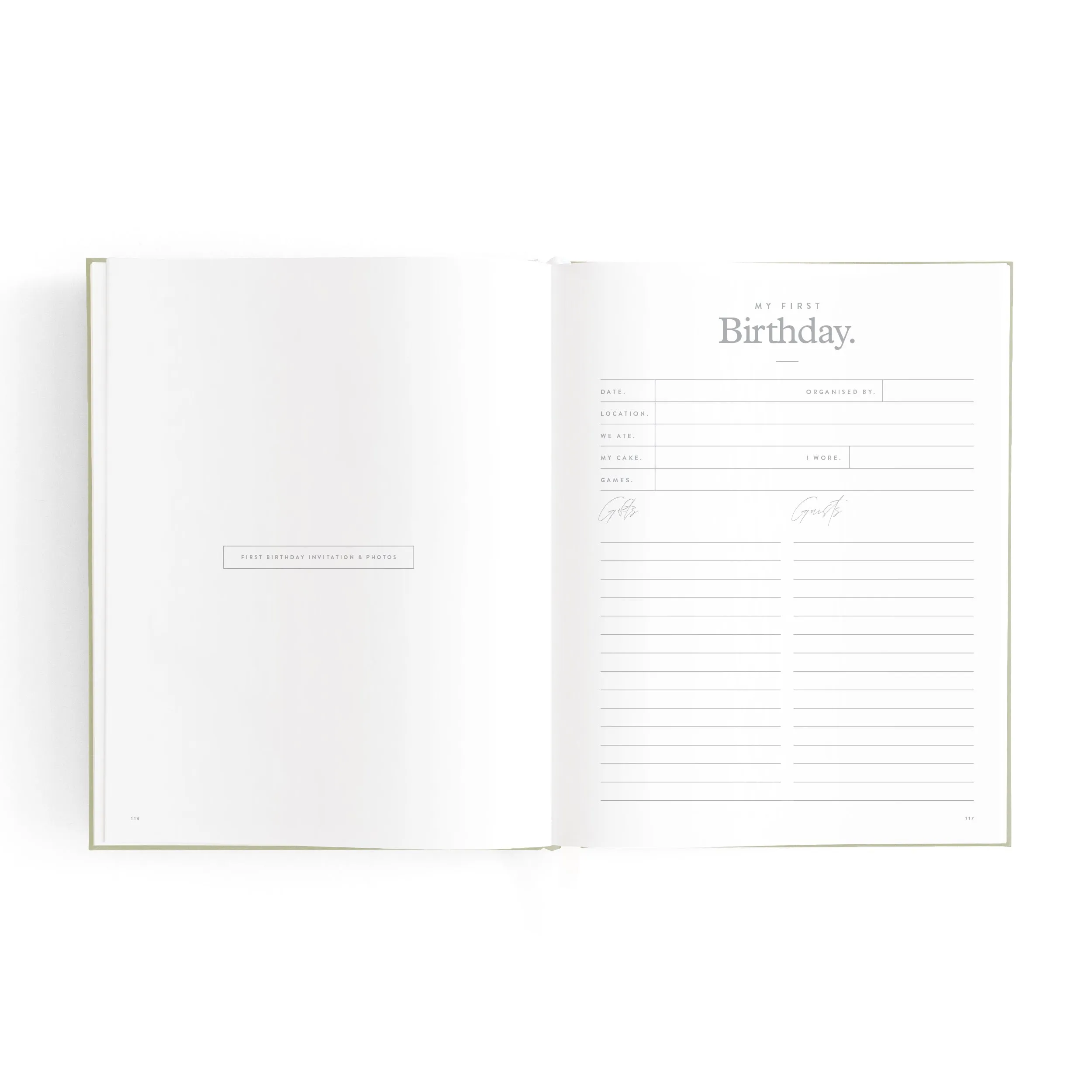 Baby Book Mini BLUEBELL