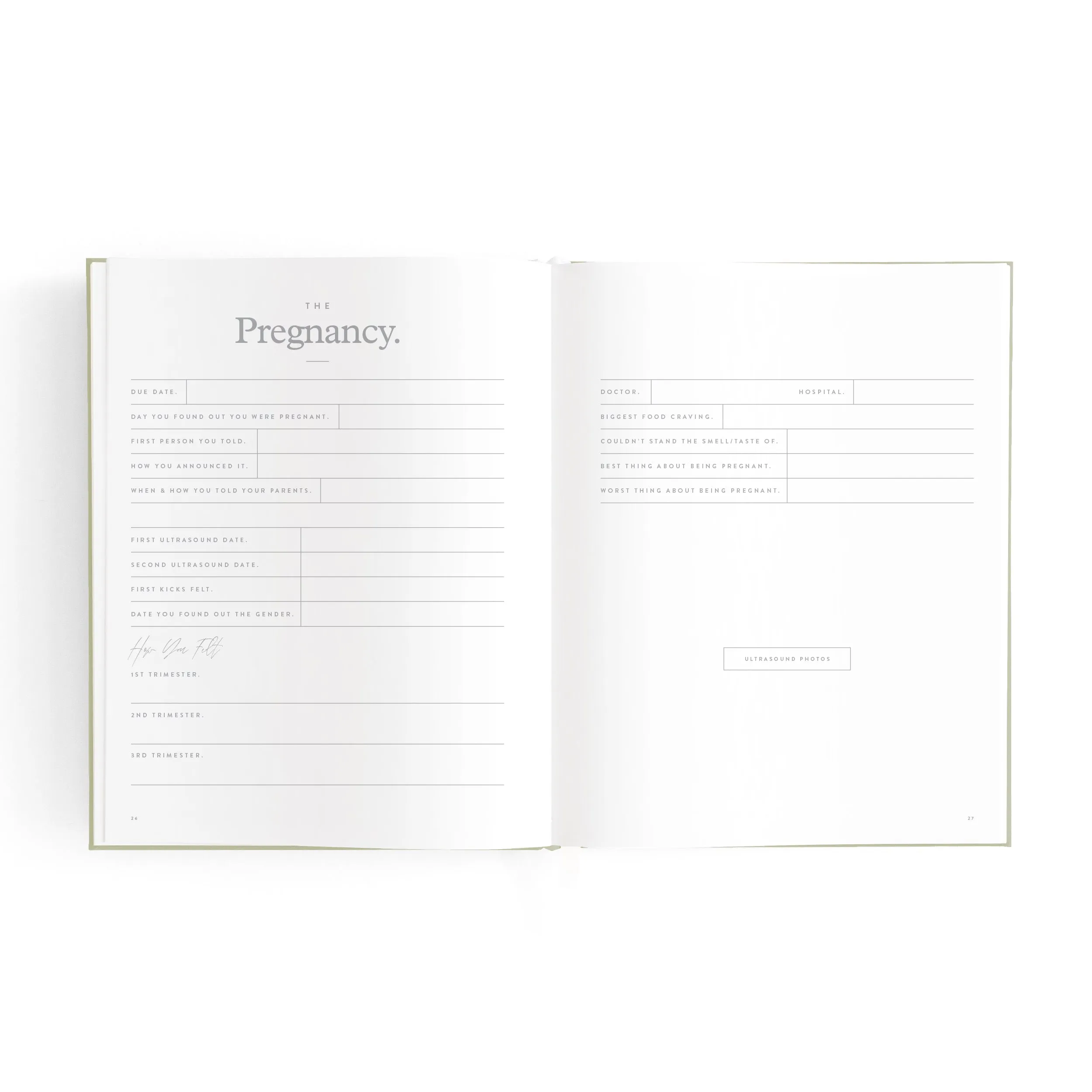 Baby Book Mini BLUEBELL