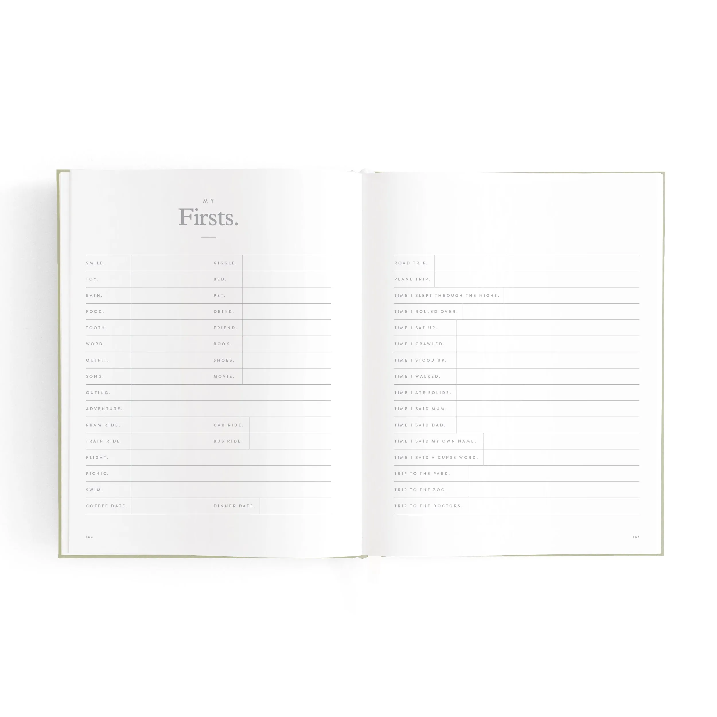 Baby Book Mini BLUEBELL