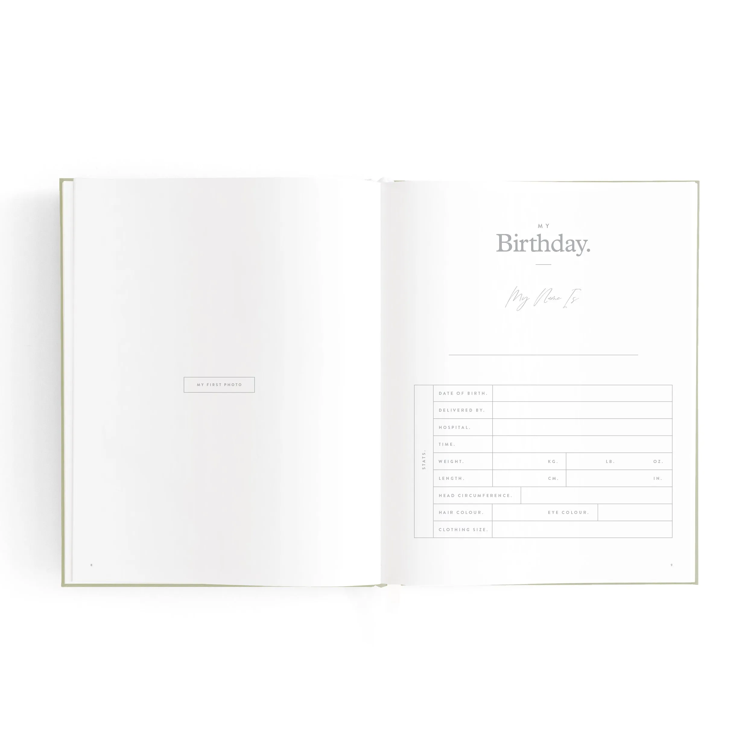 Baby Book Mini BLUEBELL