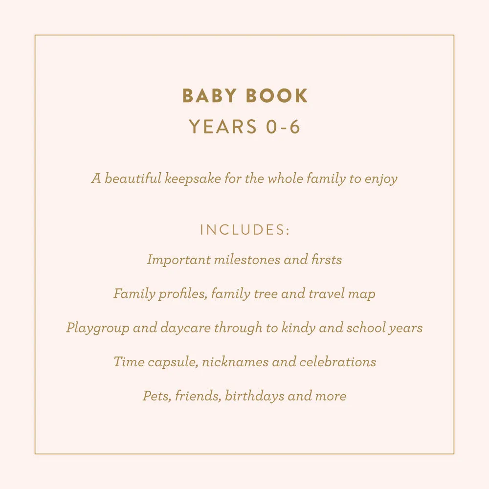 Baby Book Mini BLUEBELL