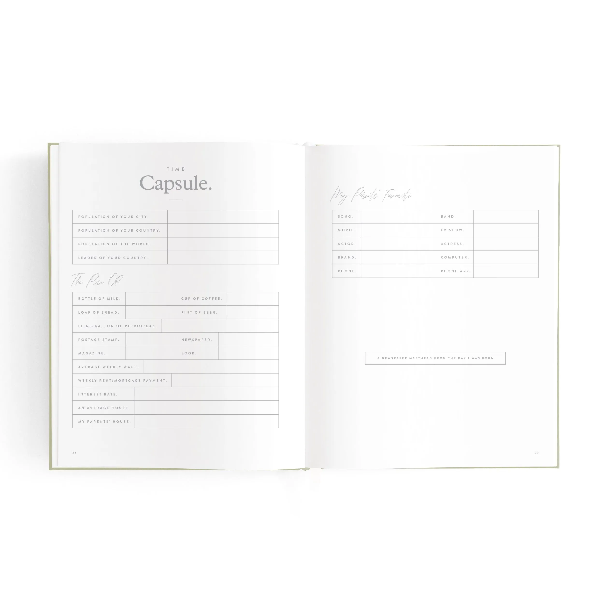 Baby Book Mini BLUEBELL