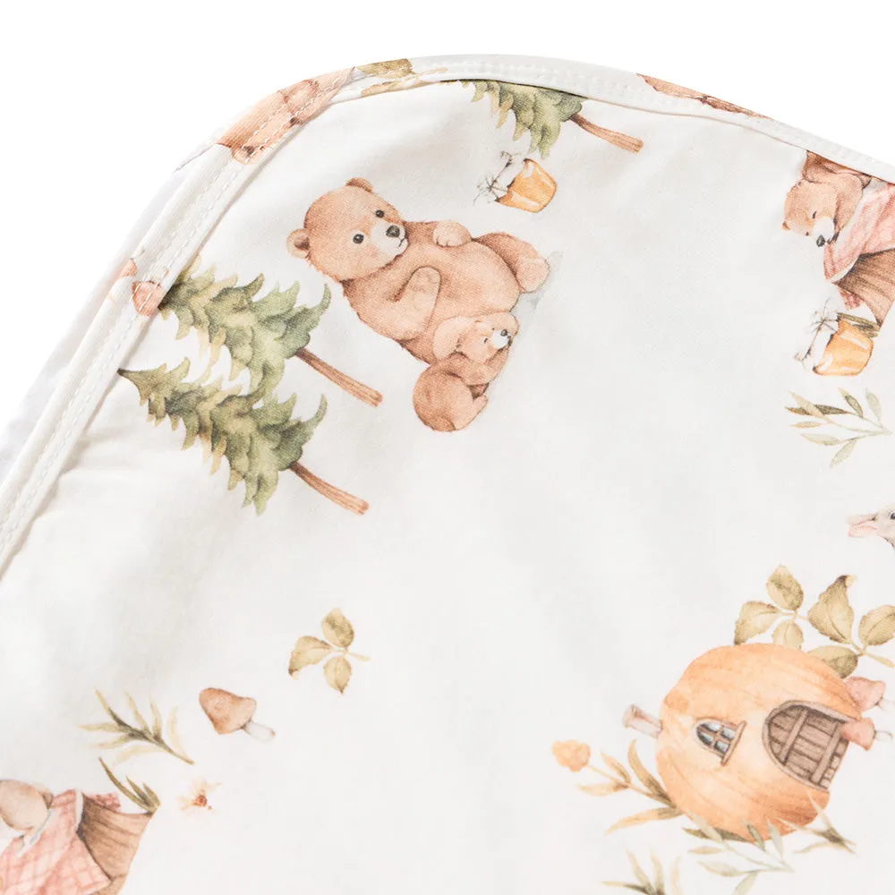 Baby Jersey Wrap   Beanie Set | Bears