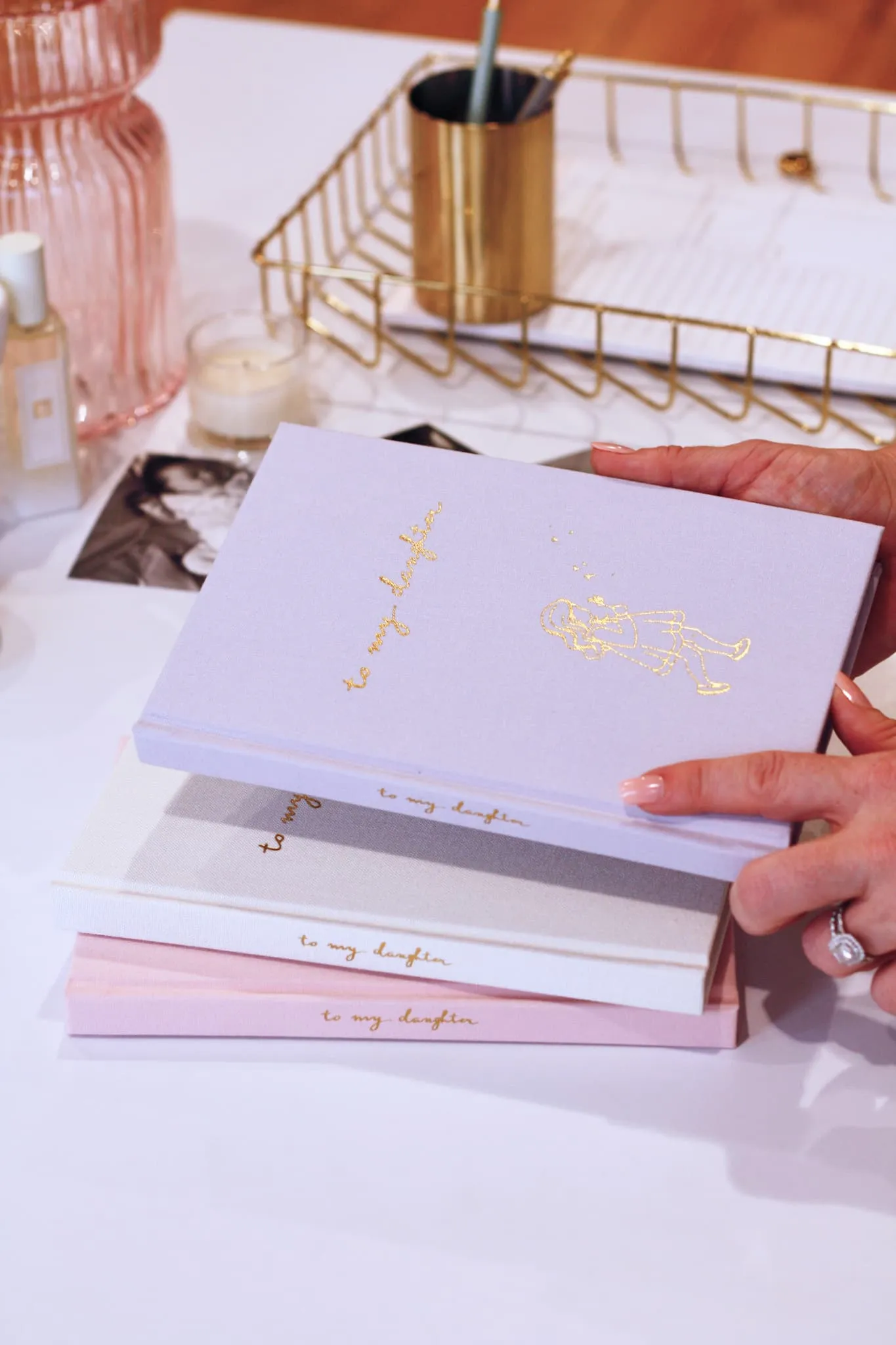 Baby Journal | To My Daughter | Limited Edition LAVENDER (Darker)