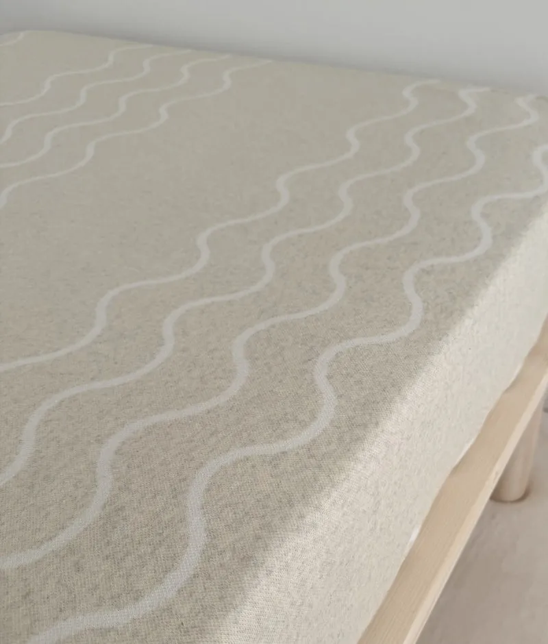 Bengali Fitted Sheet | King Single | Coastal Marle