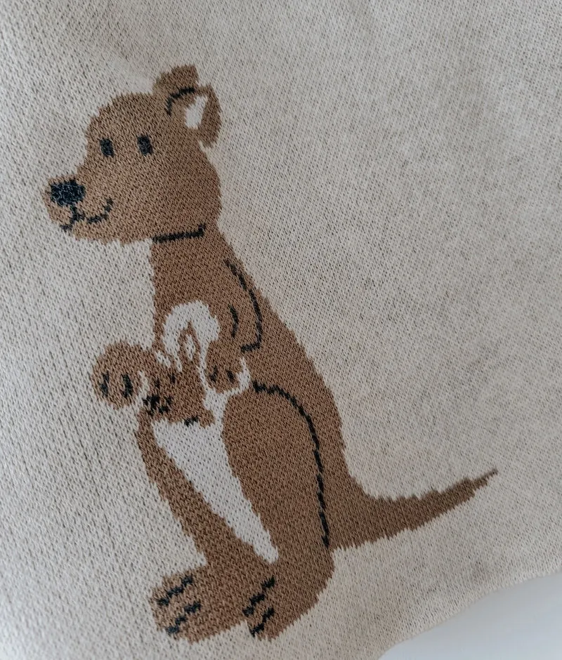 Bengali Knit Blanket | Kangaroo