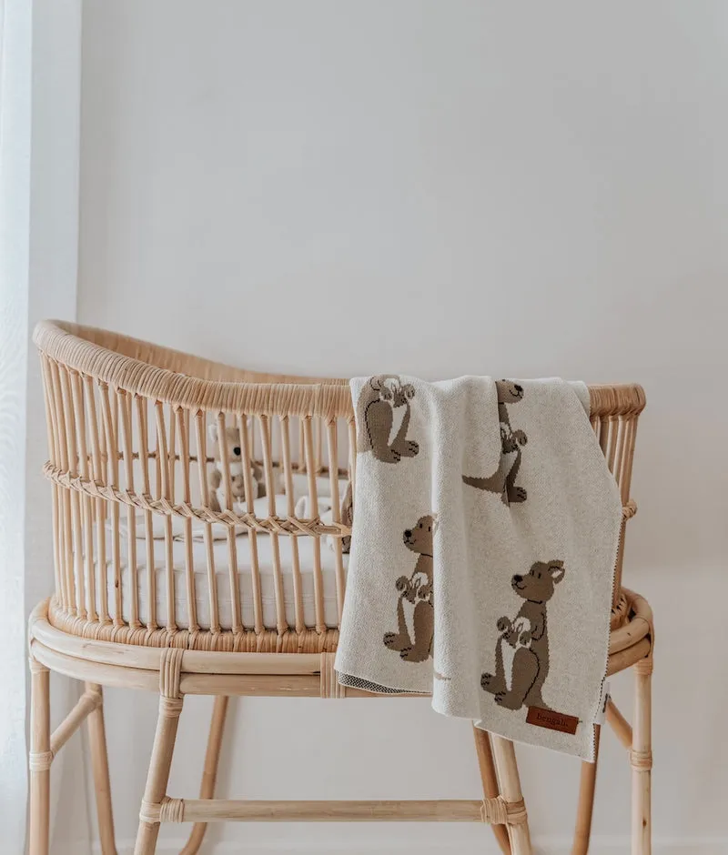 Bengali Knit Blanket | Kangaroo
