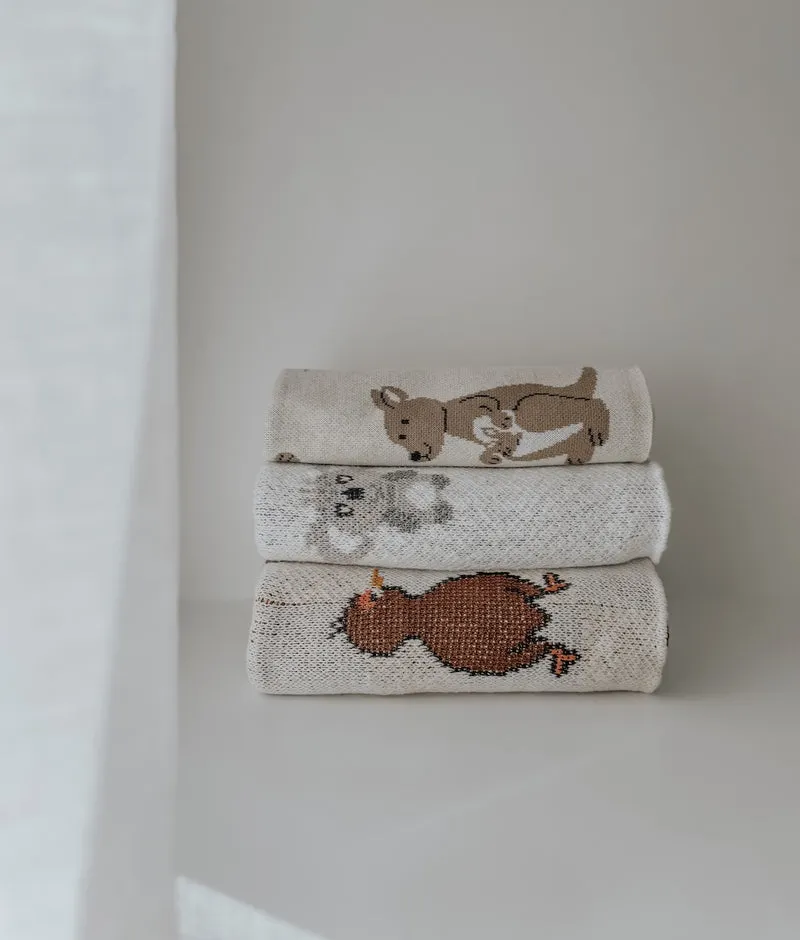 Bengali Knit Blanket | Kiwi