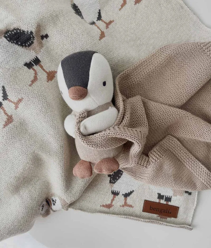 Bengali Knit Blanket | Puffin
