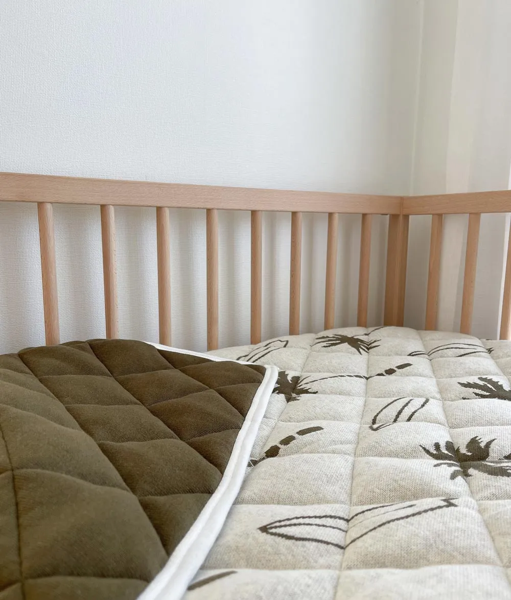 Bengali Quilt | King Single | Olive Surfing Palm