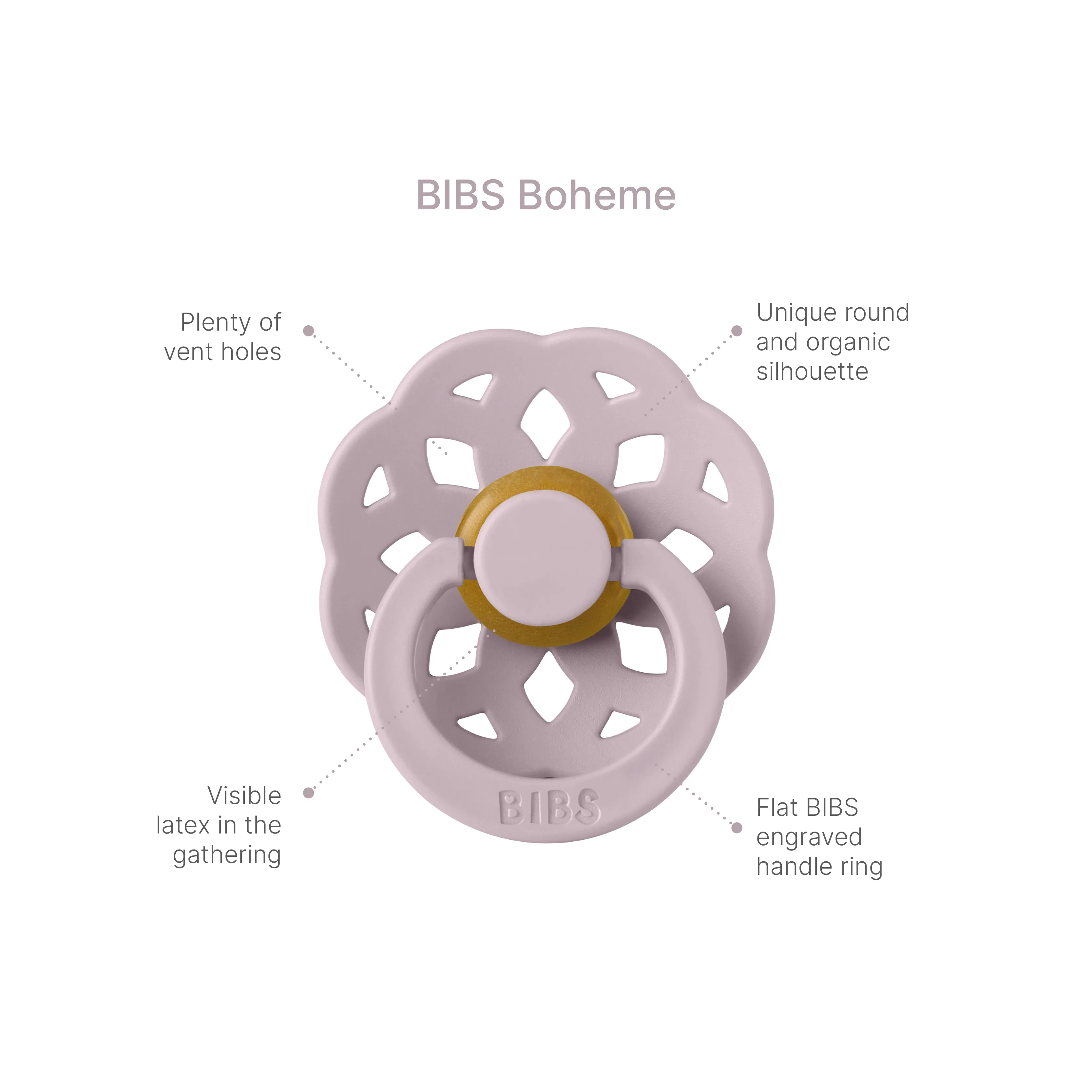 BIBS Boheme Pacifier Duo - Baby Blue   Island Sea