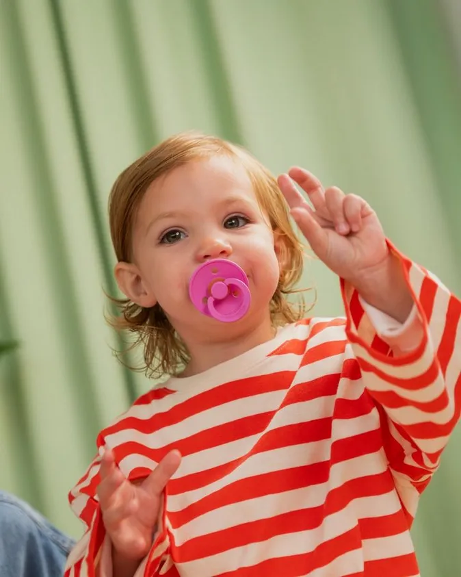 BIBS Pacifier Duo - Bubblegum   Peri