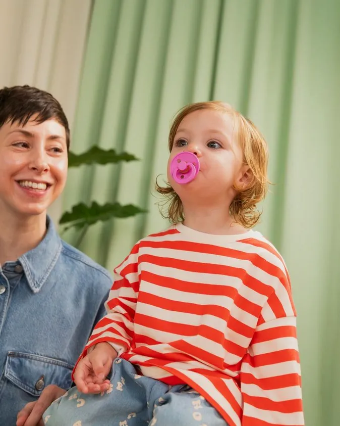 BIBS Pacifier Duo - Bubblegum   Peri