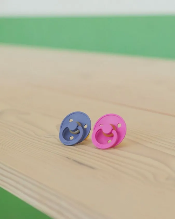 BIBS Pacifier Duo - Bubblegum   Peri