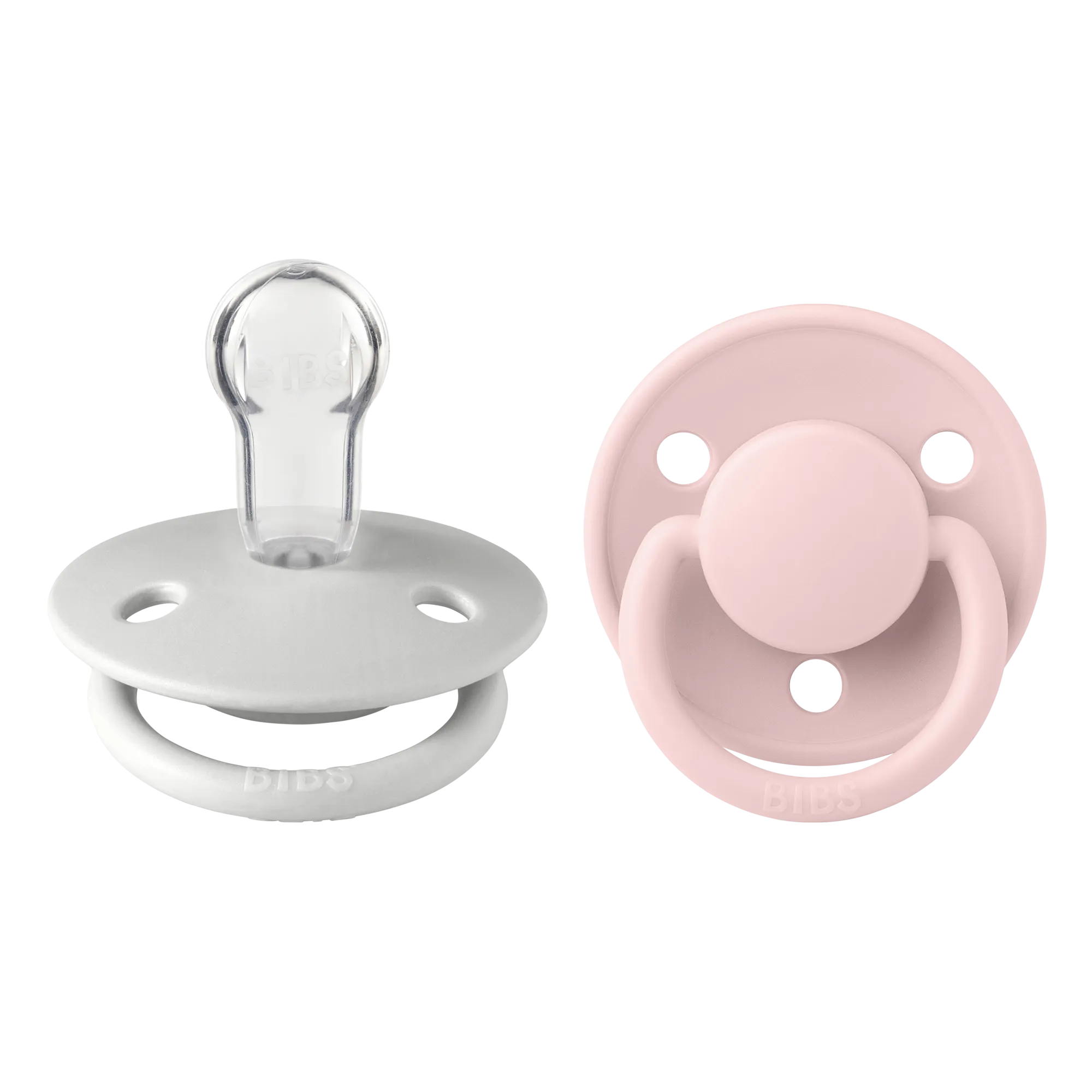 BIBS Pacifier Duo De Lux | Silicone | Haze/Blossom