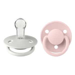 BIBS Pacifier Duo De Lux | Silicone | Haze/Blossom