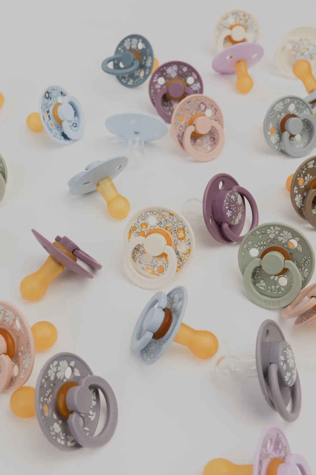 BIBS Pacifier Duo - Liberty Chamomile Lawn | Violet Sky