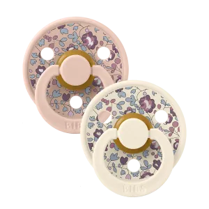 BIBS Pacifier Duo - Liberty Eloise | Blush