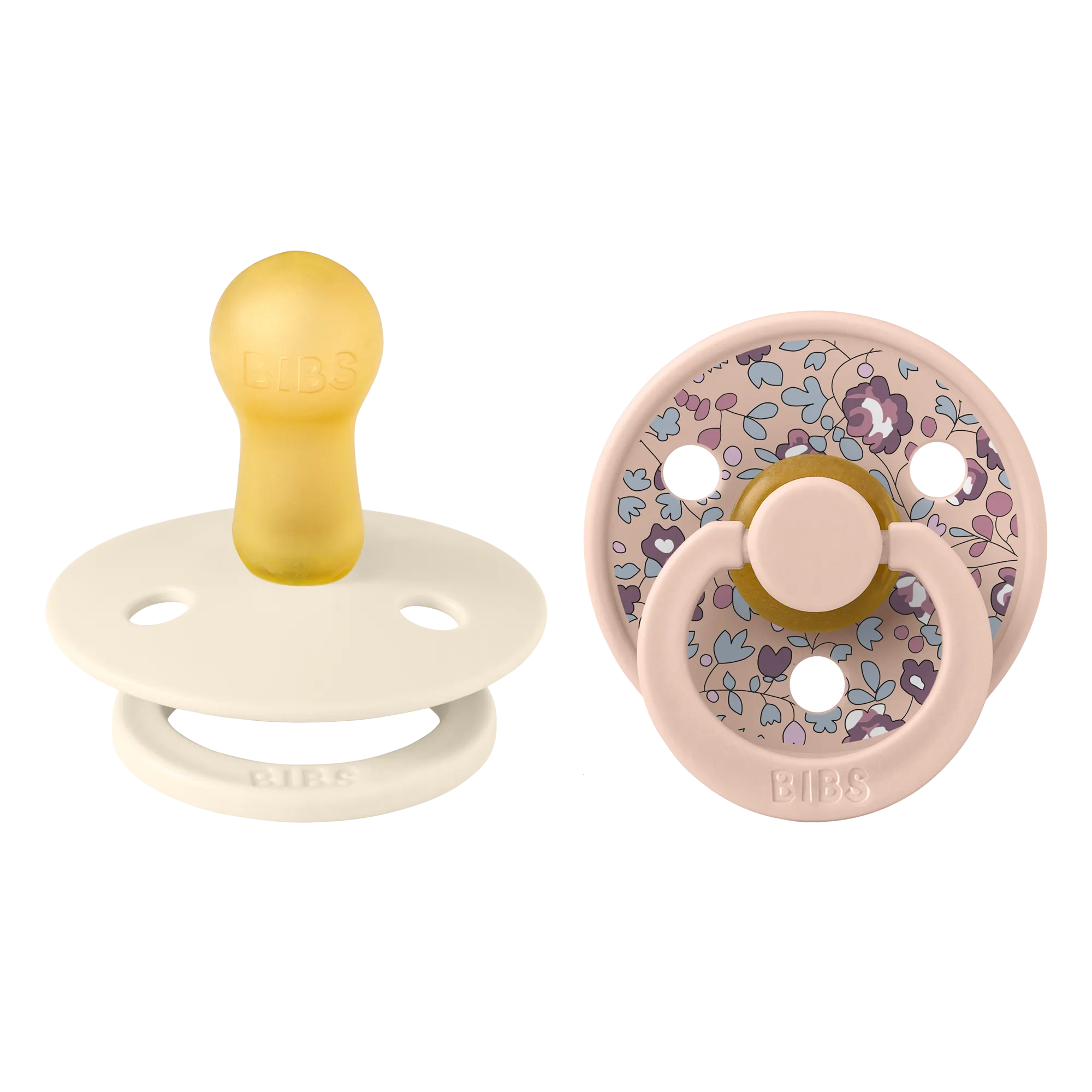BIBS Pacifier Duo - Liberty Eloise | Blush
