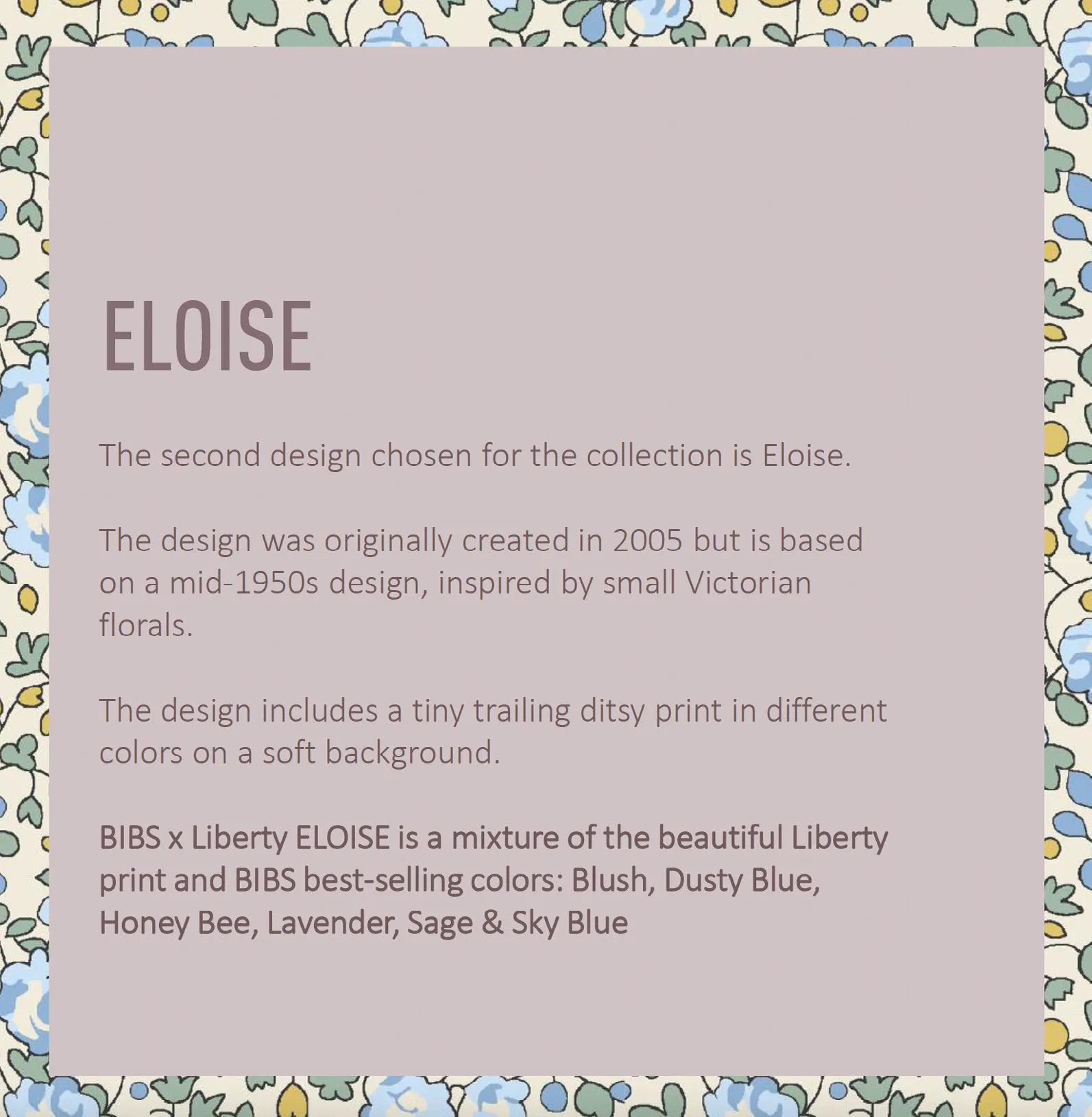 BIBS Pacifier Duo - Liberty Eloise | Sage