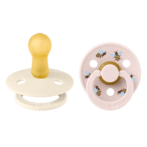 BIBS Pacifier Duo - Urban Garden | Bumblebee Ivory Mix