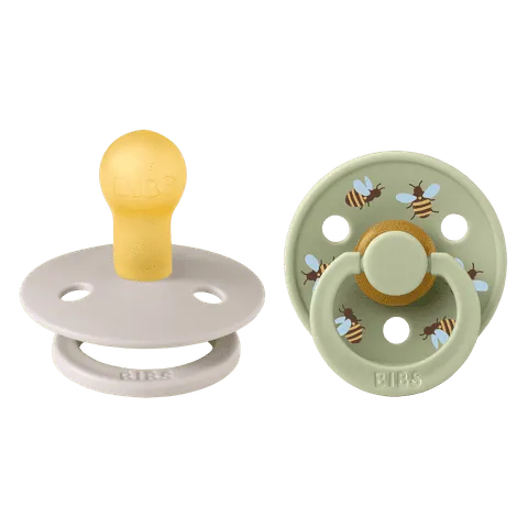 BIBS Pacifier Duo - Urban Garden | Bumblebee Mushroom Mix