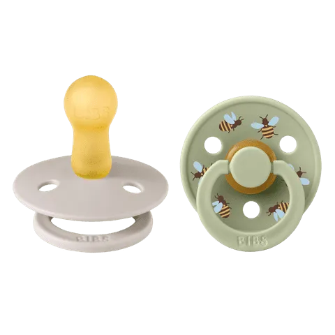 BIBS Pacifier Duo - Urban Garden | Bumblebee Mushroom Mix