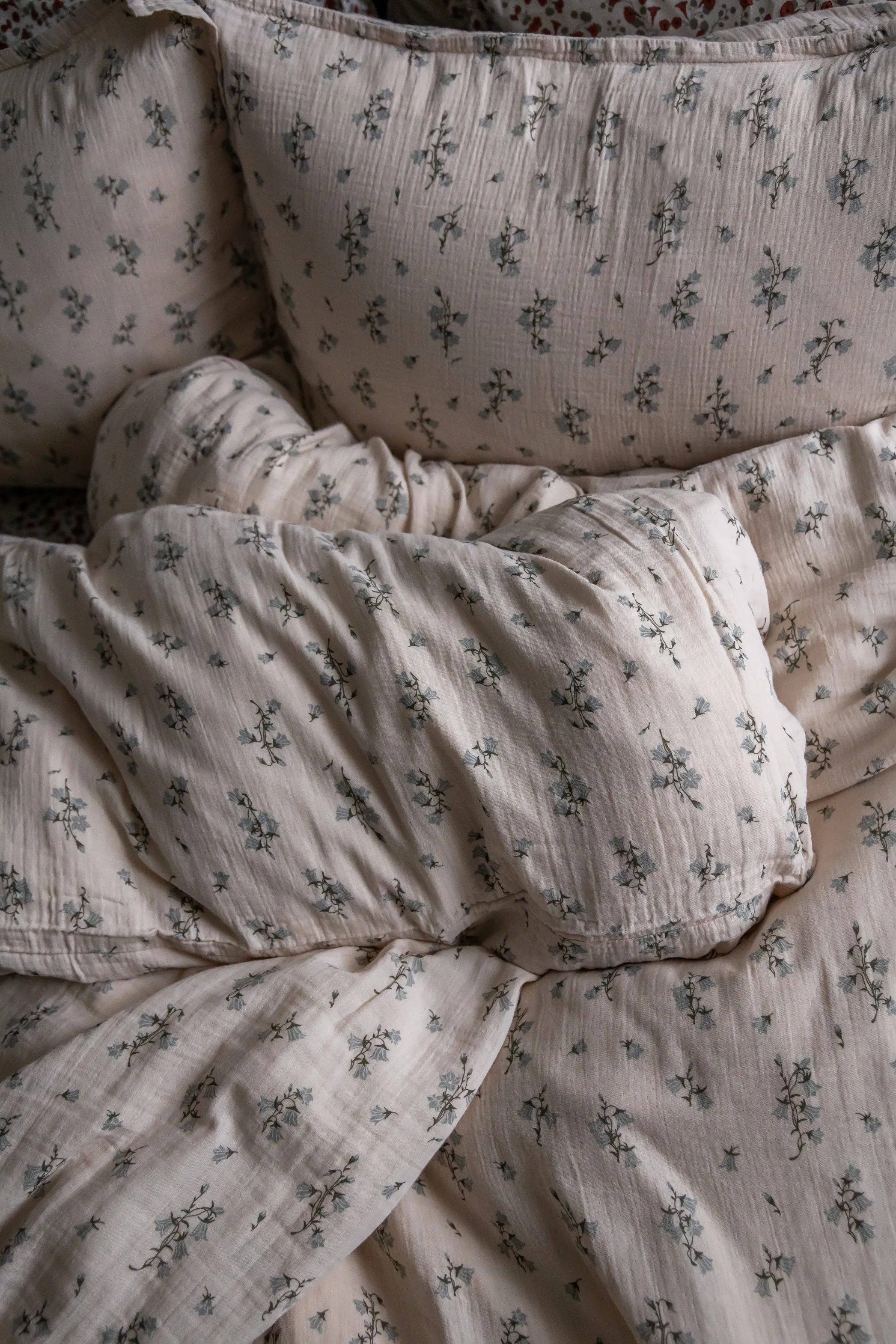 Bluebell Muslin Bedset - Single
