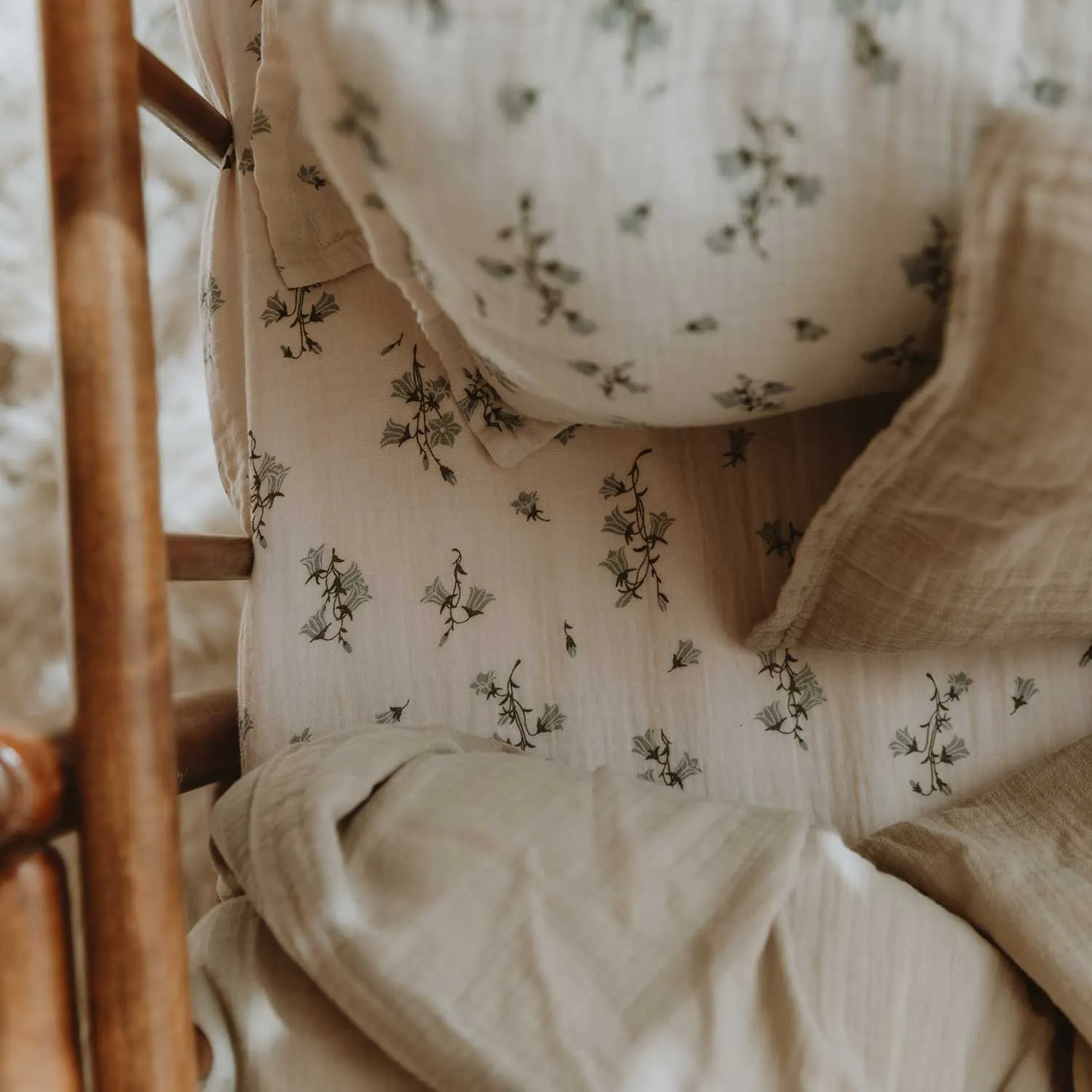 Bluebell Muslin Junior Bedset - Cot