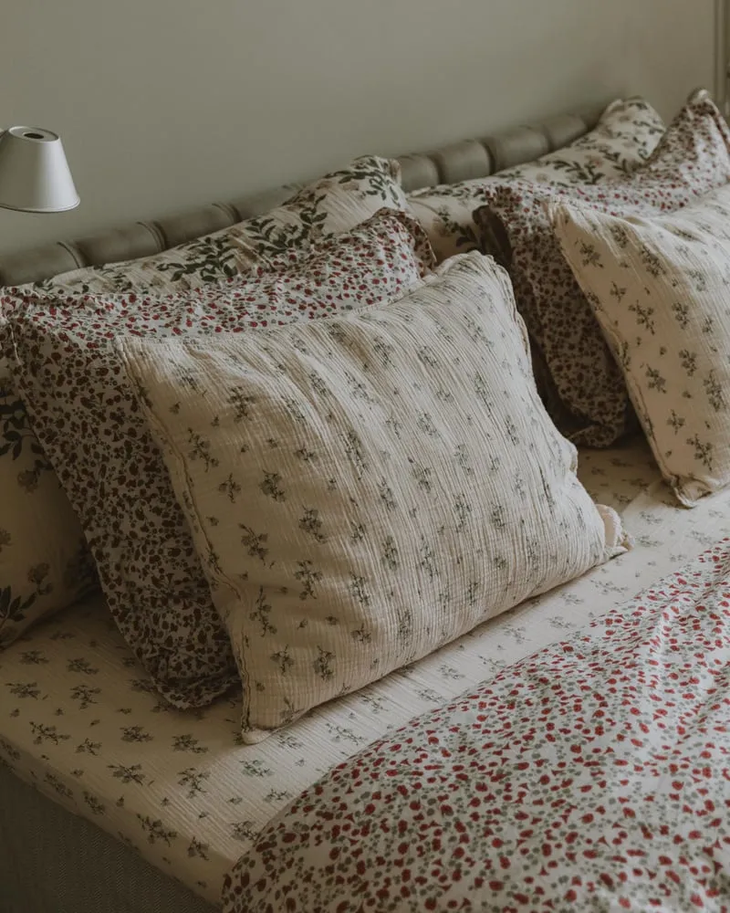 Bluebell Muslin Pillowcase