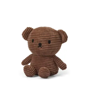 Boris Bear ECO Corduroy Brown - 17 cm