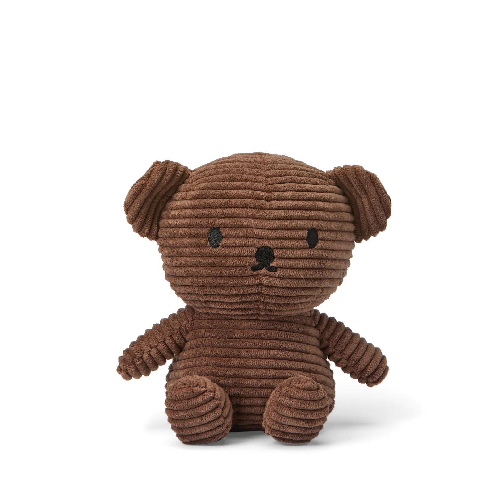 Boris Bear ECO Corduroy Brown - 17 cm