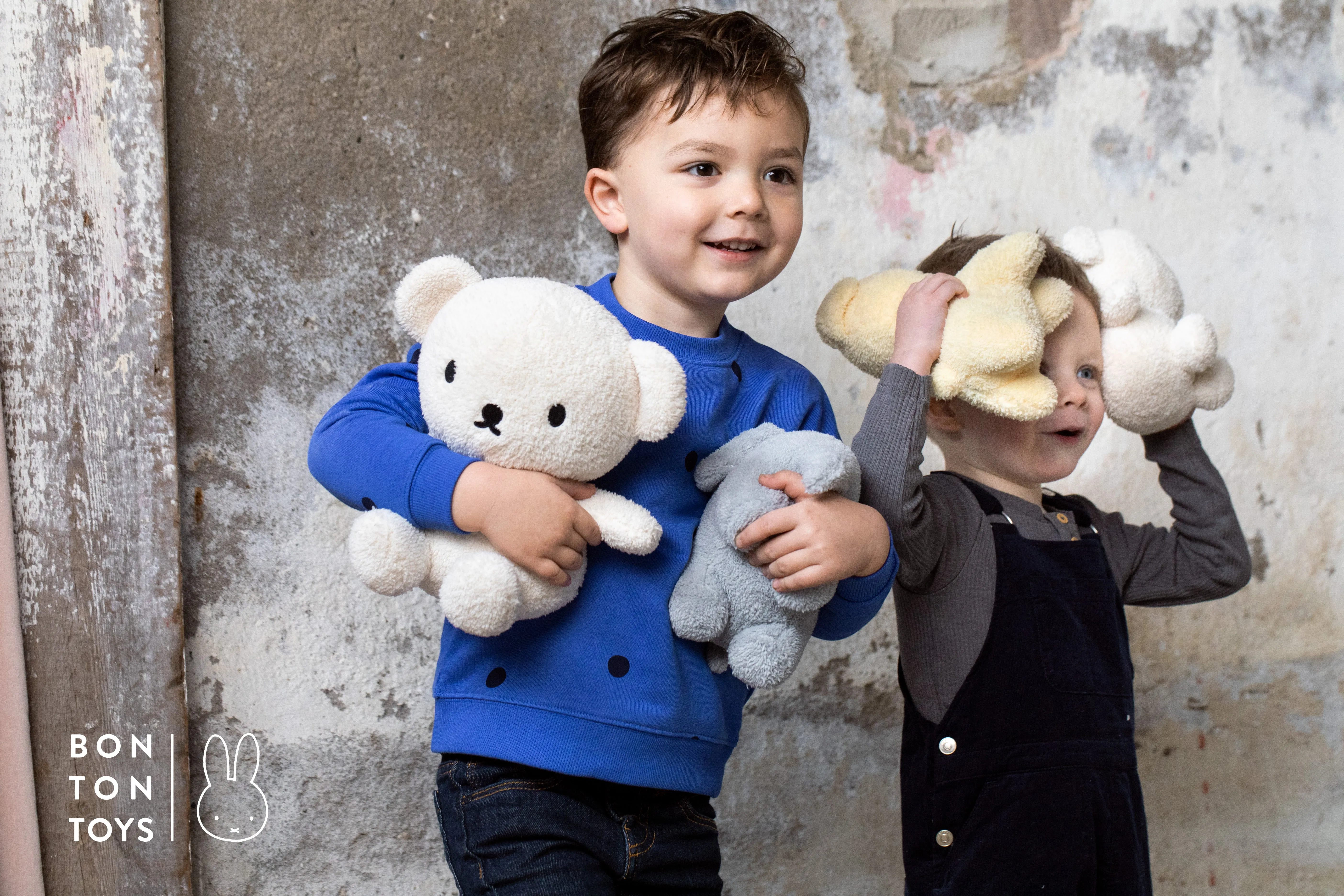 Boris Bear Terry Cream - 17 cm
