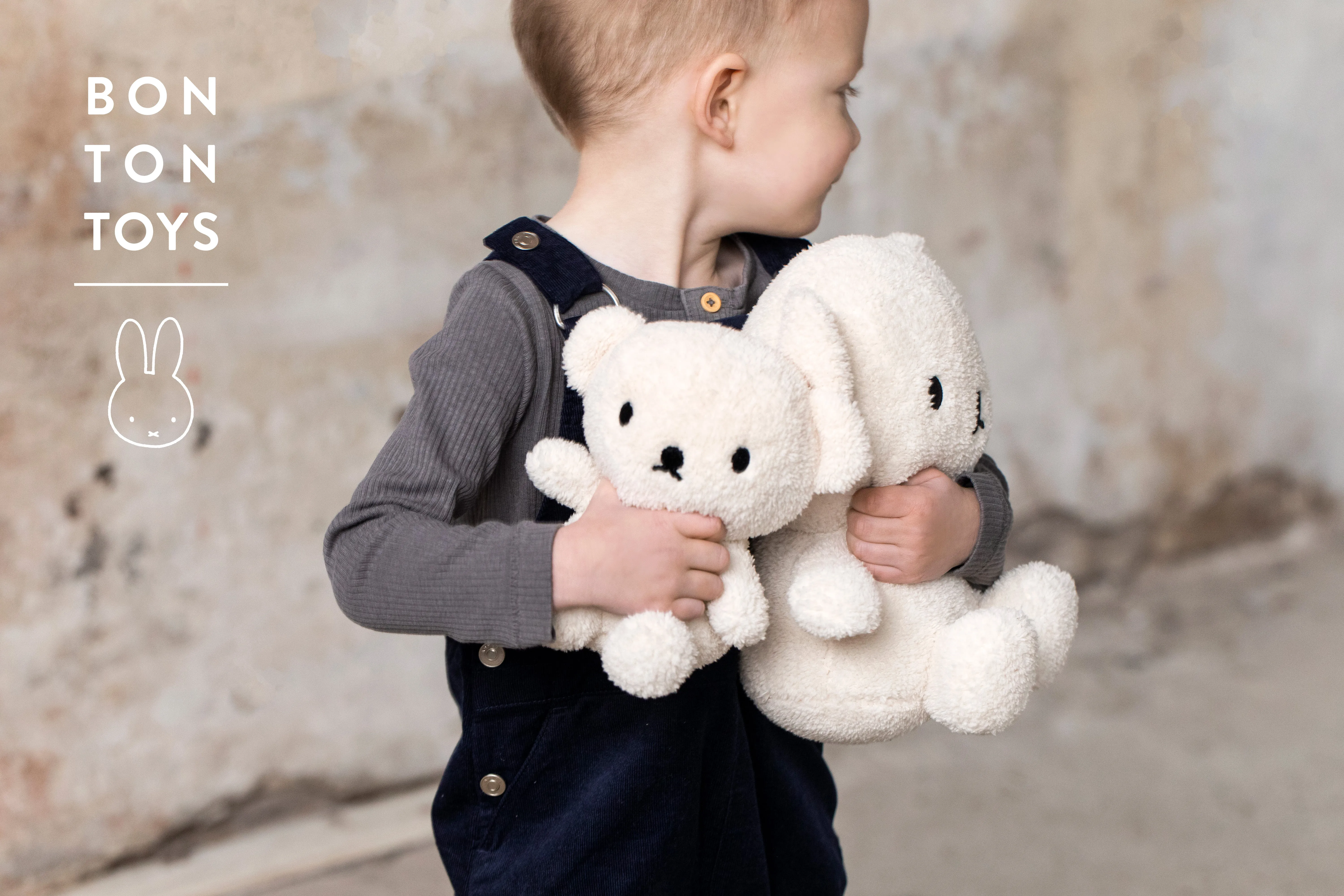 Boris Bear Terry Cream - 17 cm