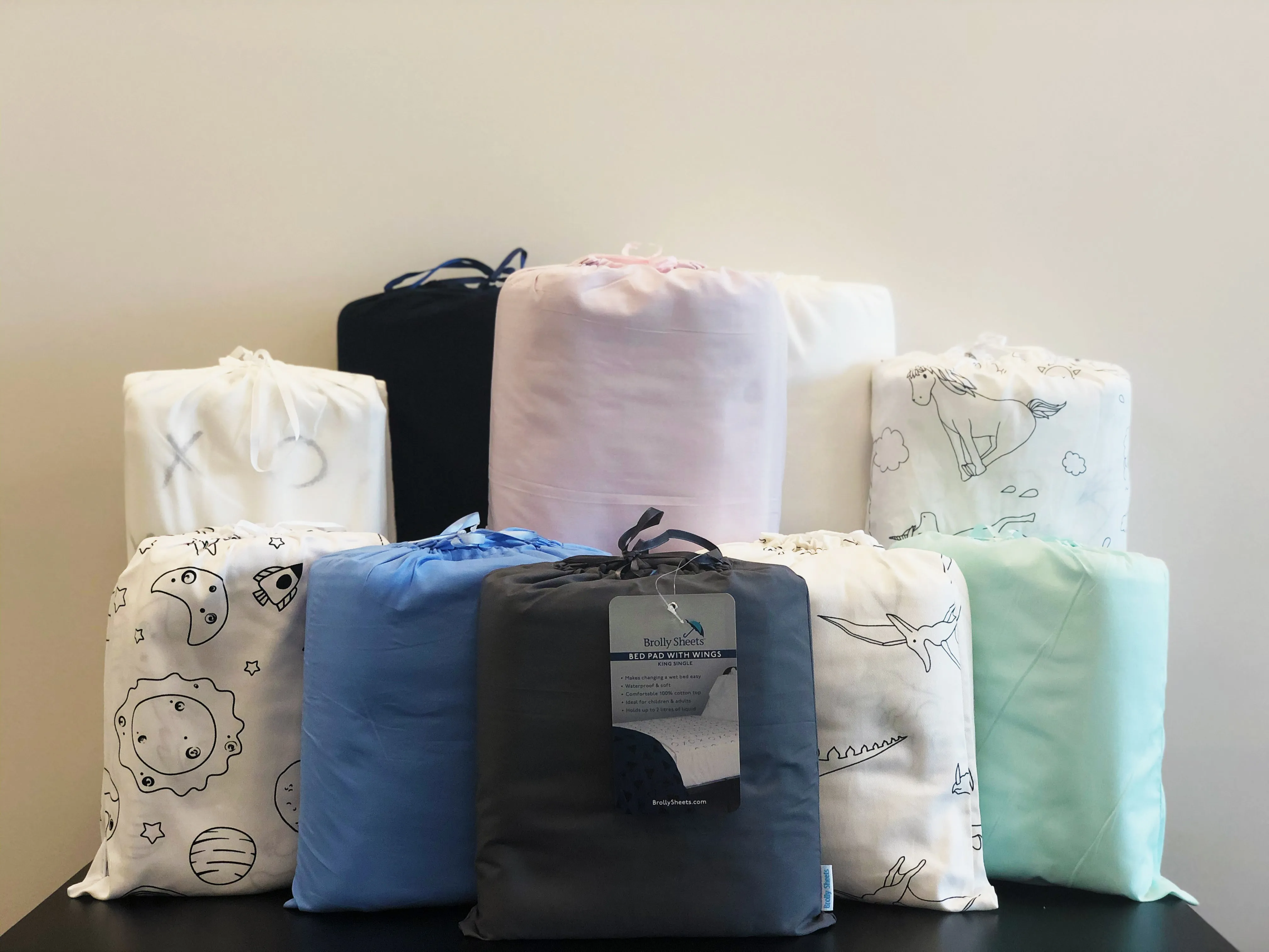 Brolly Sheets | King Single | White