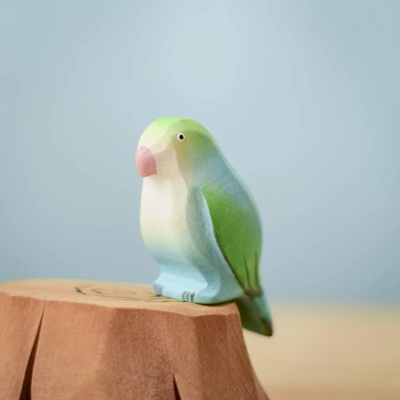 Bumbu Wooden Animal | ree Stump and Lovebirds SET